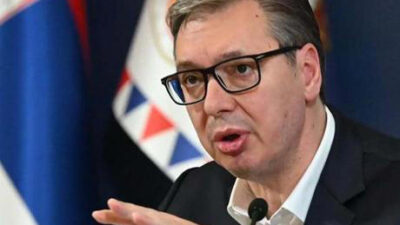 Sırp lider Vucic’ten dikkat çeken Türkiye sözleri: Tehdit etmek için çok küçüğüz Sırbistan Cumhurbaşkanı Aleksandar Vucic, olağanüstü basın toplantısı gerçekleştirdi. Vucic, dün
