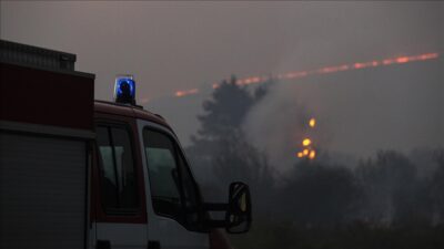 Bulgaristan'daki yangının Türk topraklarına geçmemesi için gerekli önlemlerin alındığı bildirildi.