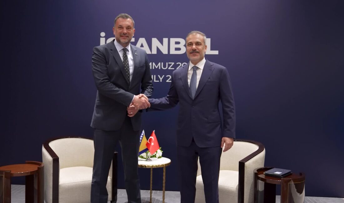 Dışişleri Bakanı Hakan Fidan, İstanbul’daki Balkan Barış Forumu kapsamında Bosna-Hersek