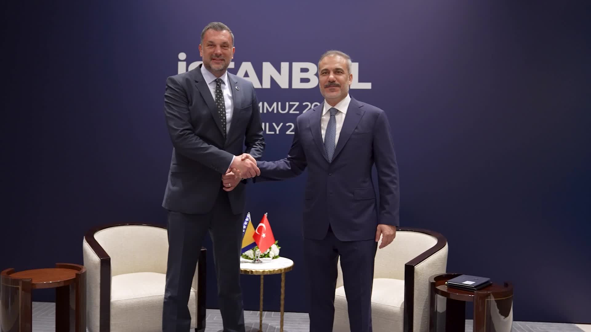 Dışişleri Bakanı Hakan Fidan, İstanbul’daki Balkan Barış Forumu kapsamında Bosna-Hersek