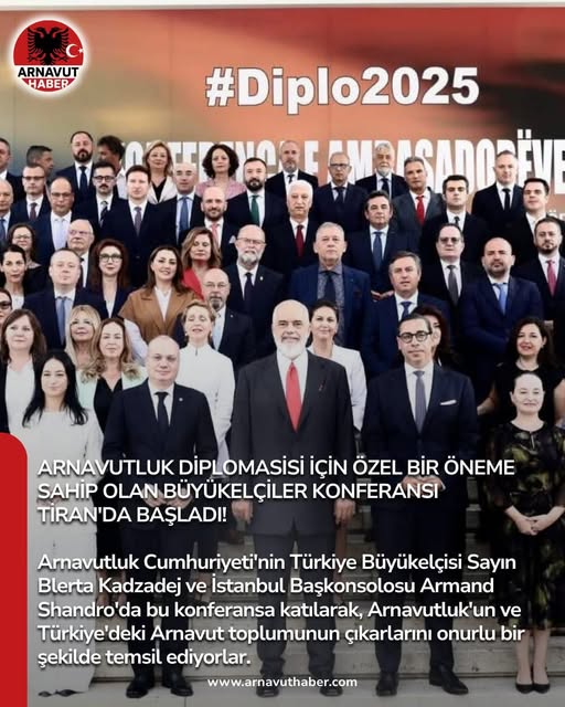 Arnavutluk Diplomasisi Önemli Bir Toplantı Gerçekleştirdi Arnavutluk diplomasisi, önemli bir