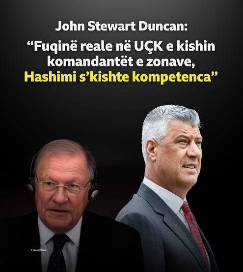 Kosova Özel Mahkemesi’nde Duncan’ın İfadesi Dikkat Çekiyor Lahey’deki Kosova Özel