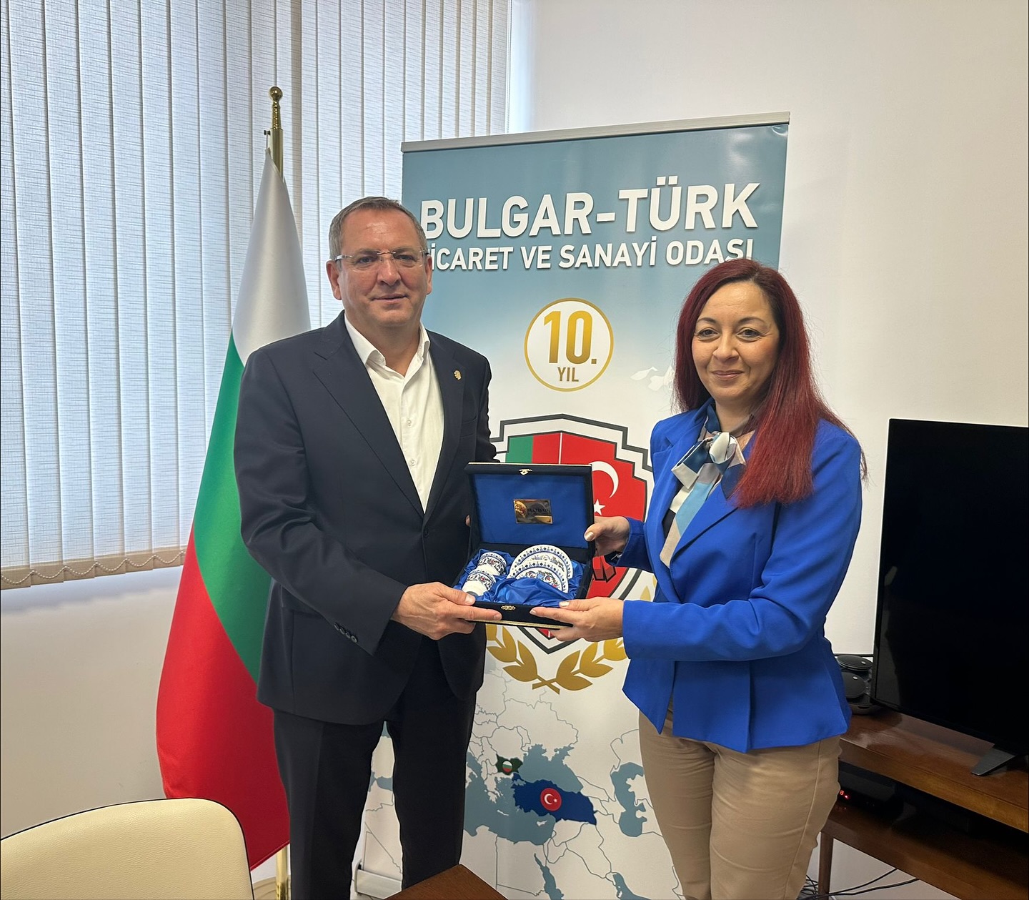 Ayvalık Belediye Başkanı Mesut Ergin ve beraberindeki heyetle birlikte, Bulgaristan