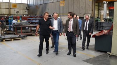 Büyükelçi Manasijevski’den Türk Metal İşleme Sektörüne İlgi Arnavutluk Büyükelçisi Manasijevski,