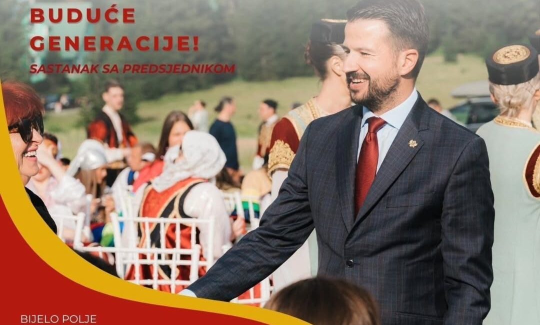 Montenegro Cumhurbaşkanı Milatović, Bijelo Polje’de Vatandaşlarla Buluşacak Montenegro Cumhurbaşkanı Jakov