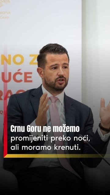Milatović’ten Vatandaşlara Mesaj Jakov Milatović, vatandaşların değişimde aktif rol oynamasının