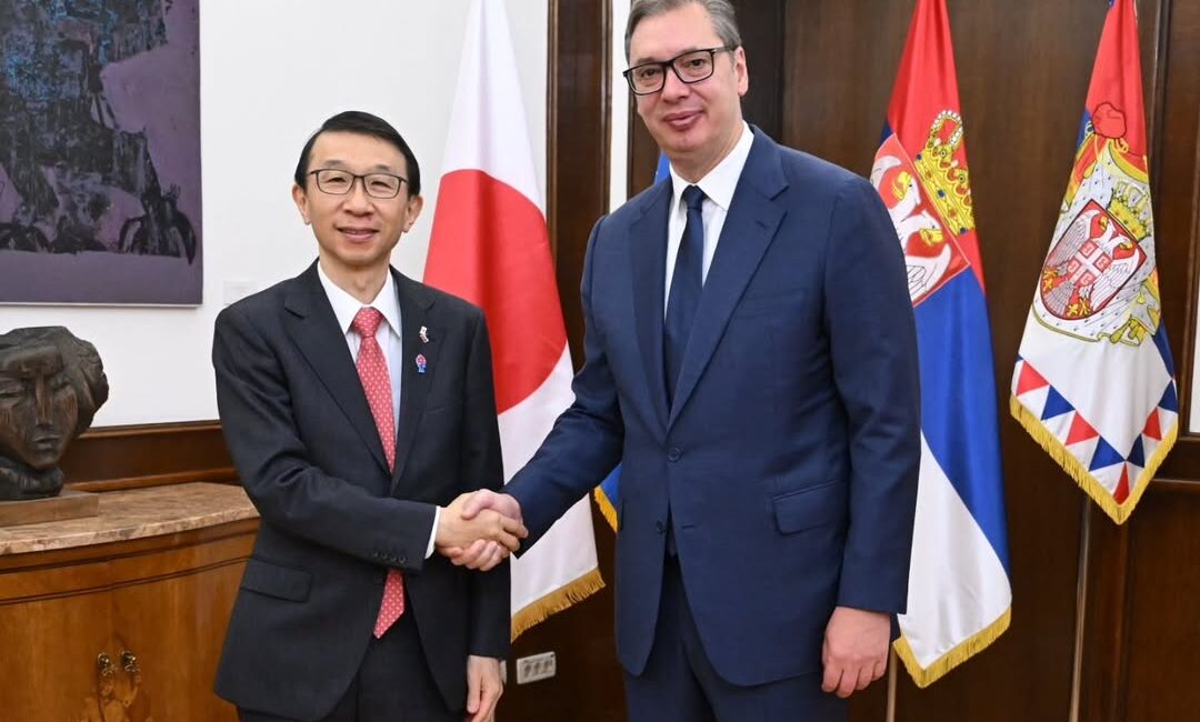 Sırbistan ve Japonya İlişkileri Güçleniyor Sırbistan Cumhurbaşkanı Aleksandar Vučić, Japonya