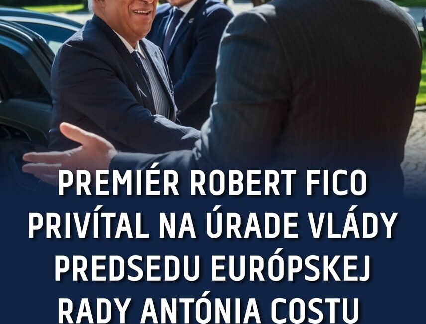 Slovakya Başbakanı Fico, Avrupa Birliği Konseyi Başkanı Costa’yı Ağırlıyor Slovakya