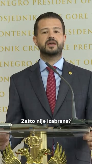 Jakov Milatović’ten Sert Açıklama Jakov Milatović, Mirjana Vučinić’in seçilememesinin nedenini