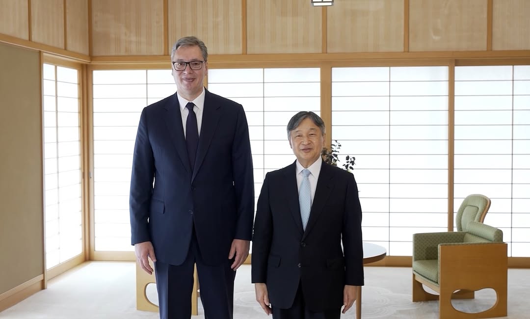 Sırbistan Cumhurbaşkanı Vučić, Japon İmparatoru Naruhito ile Tokyo’da Görüşüldü Sırbistan