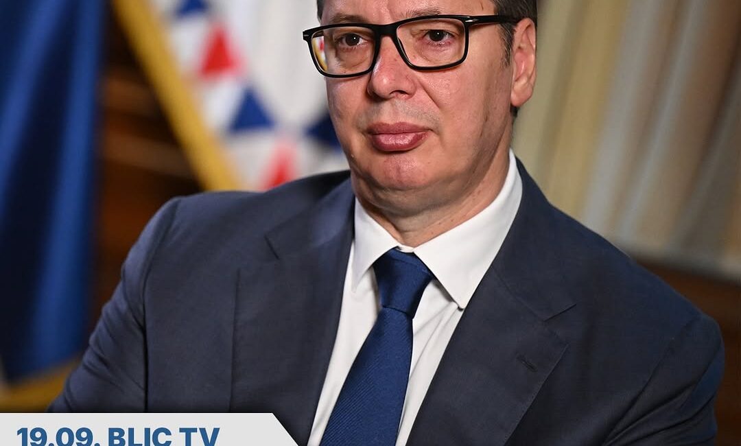 Sırbistan Cumhurbaşkanı Vučić’ten Televizyon Programına Katılım Sırbistan Cumhurbaşkanı Aleksandar Vučić,