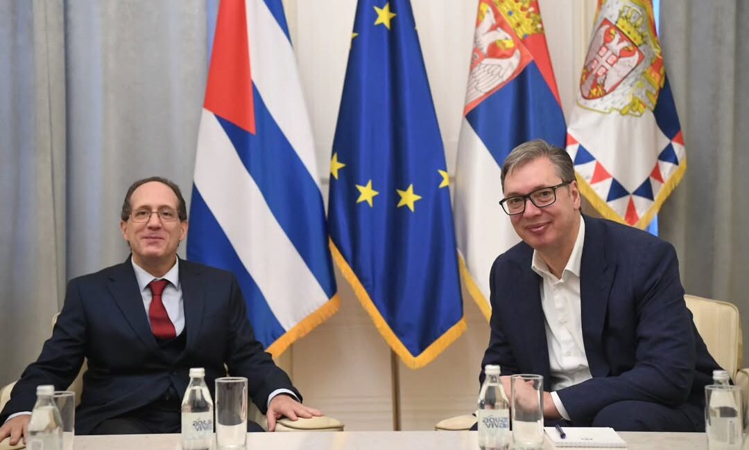 Vučić’ten Küba Büyükelçisine Veda Ziyareti Sırbistan Cumhurbaşkanı Aleksandar Vučić, görev