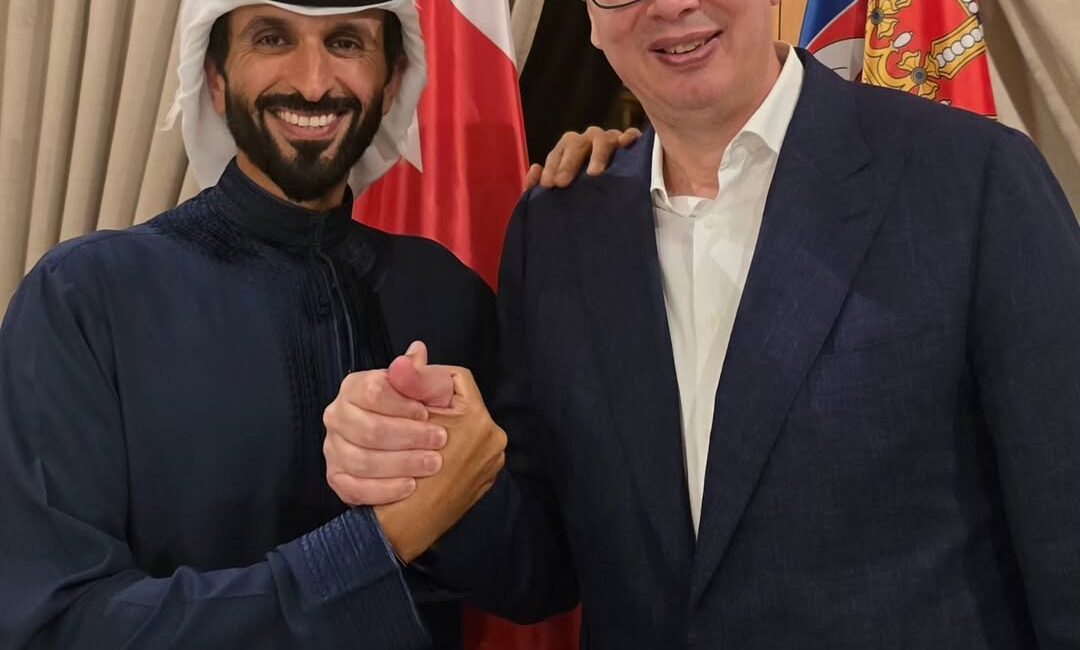 Bahreynli Şeyh Nasser, Sırbistan’da Sırbistan Devlet Başkanı Aleksandar Vučić, Bahreynli