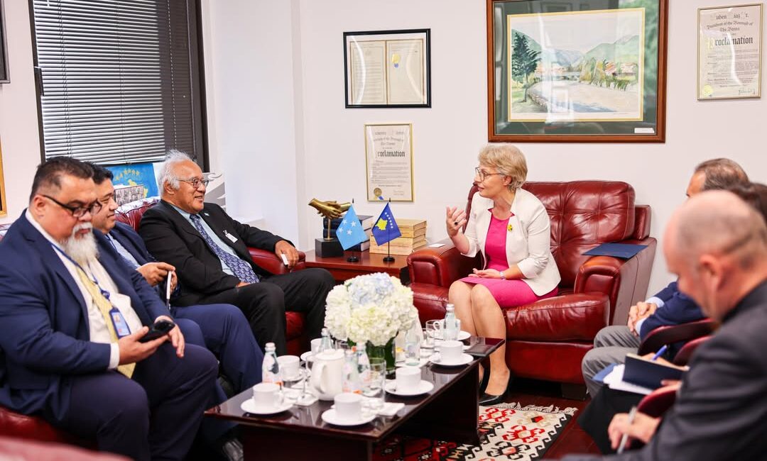 Kosova ve Mikronezya Diplomatik İlişkilerini Geliştiriyor Kosova ve Mikronezya, dostane