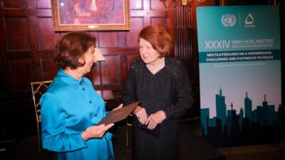 Kültürlerarası Diyalogun Önemi Vurgulandı Kuzey Makedonya Cumhurbaşkanı Gordana Siljanovska Davkova,