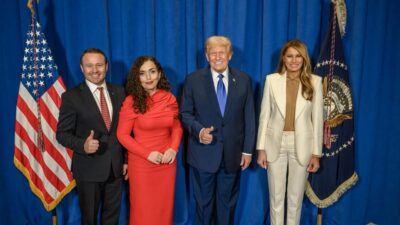 Kosova Devlet Başkanı Osmani ve Eski ABD Başkanı Trump Arasında