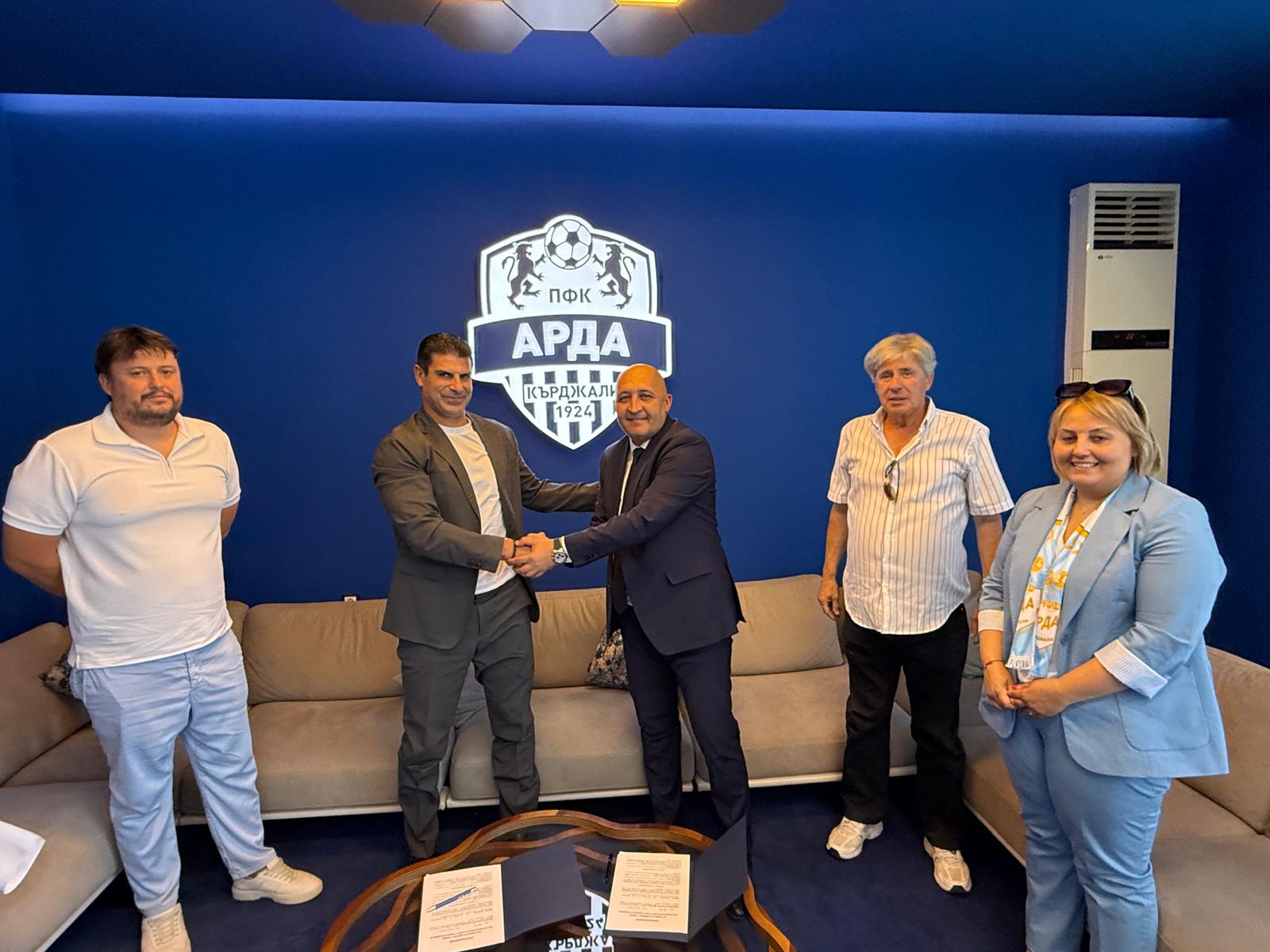 Kırcaali Belediye Başkanı Erol Mümün ile Bulgaristan Futbol Birliği (BFS)