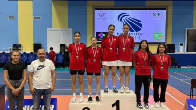 Bulgaristan’ın Pazarcık şehrinde gerçekleşen ‘Hebar U17 Bulgaria Open’ Badminton Turnuvası’nda