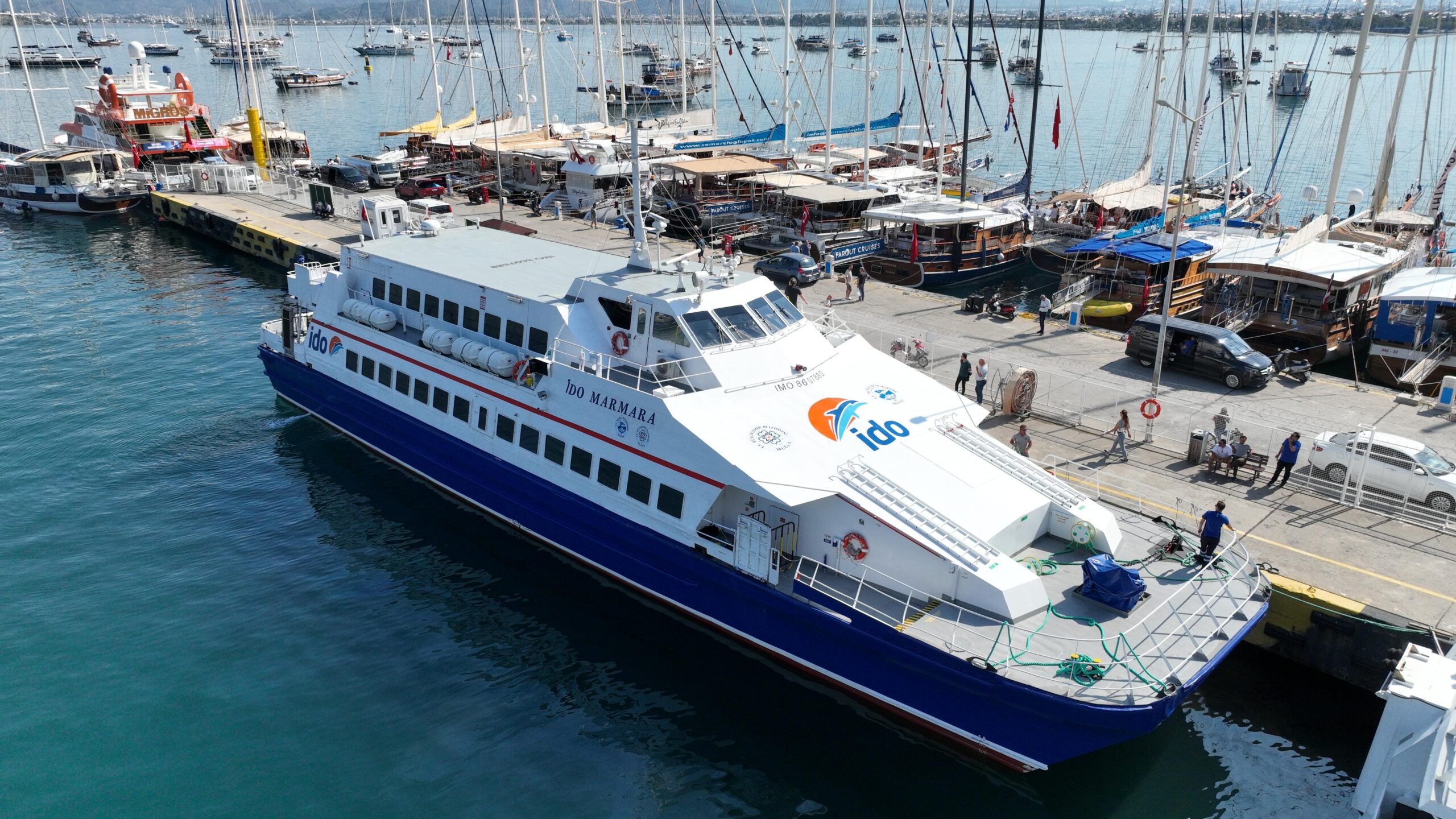 MUTTAŞ ve İDO iş birliği ile Fethiye
- Rodos deniz otobüsü