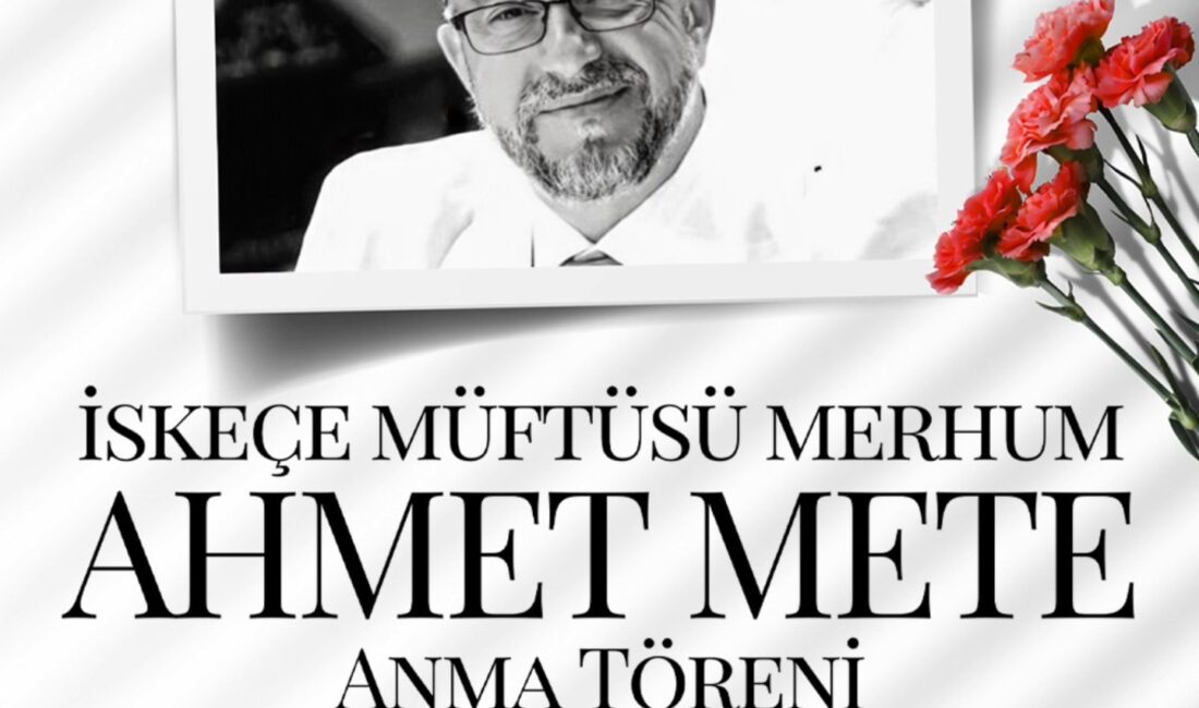 Batı Trakya Türklerinin simge isimlerinden İskeçe Müftüsü merhum Ahmet Mete,