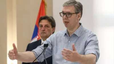 Haberin Videosunu İzleyin Sırbistan Cumhurbaşkanı Aleksandar Vucic, İsrail’in İran’a saldırıları